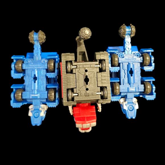 Hot Wheels DinoTrux Ton-Ton & Dozer Crane Die-Cast Lot of 3 Figures 2015 - Picture 7 of 7